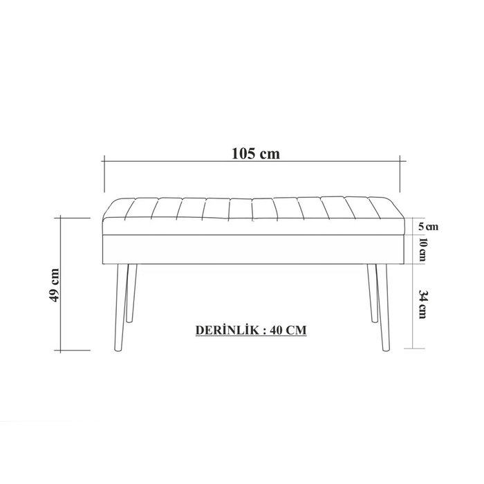 Hanah Home Conjunto Muebles Recibidor Vegas Sonomo 930 - 1070 Zapatero Banco Lino Verde
